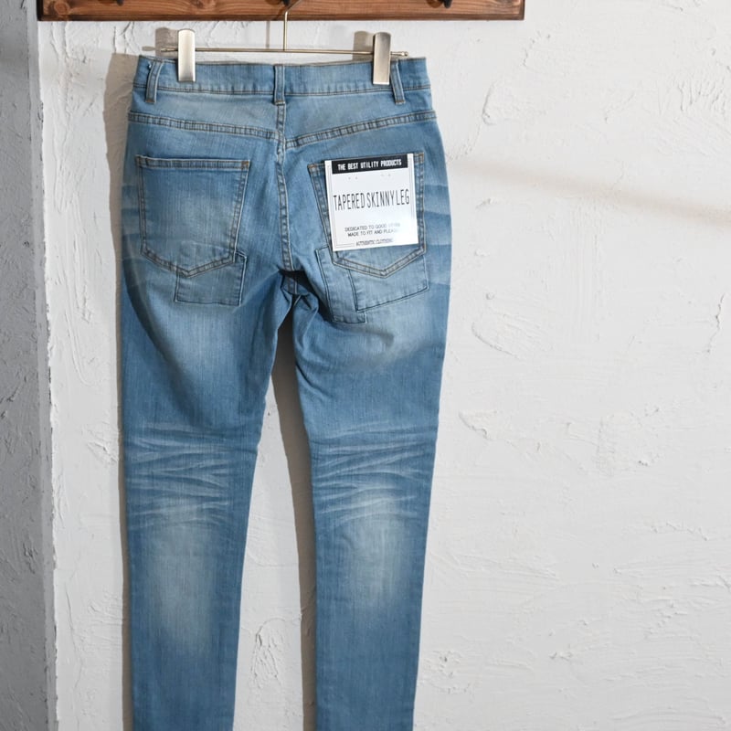 パッチワークダメージストレートデニム パッチワークジーンズ[D1687] - MUSHMANS ONLINE SHOP | アメカジ通販