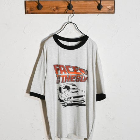 16/TC 天竺カラー杢 リンガーTシャツ