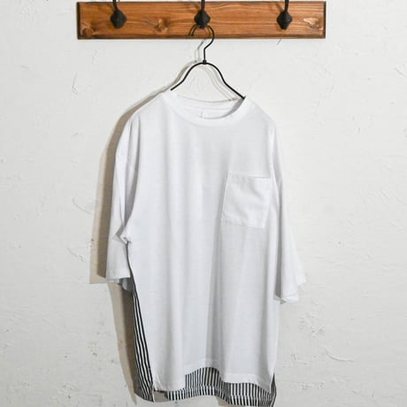 ストライプ 切り替え Tシャツ