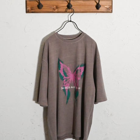 16/天竺 ピグメント プリントTシャツ