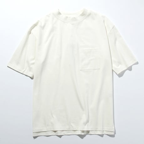 USAコットンモックネックTシャツ