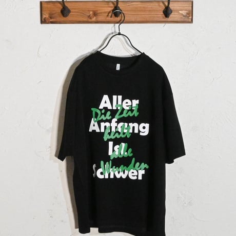 ダンボールニット クルーネック転写プリントTシャツ(独)