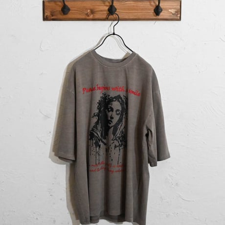 16/COTTON 天竺プリントTシャツ