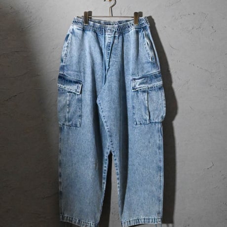 12オンスデニム イージーカーゴパンツ