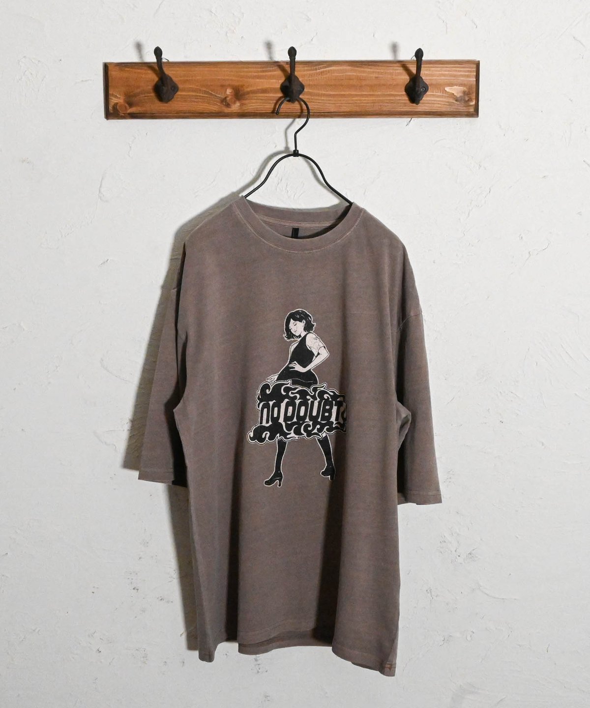 confect 天竺 ボタニカルプリント ビックTシャツ confect 天竺 ボタニカルプリント ビックTシャツ UpcycleLino】 天竺