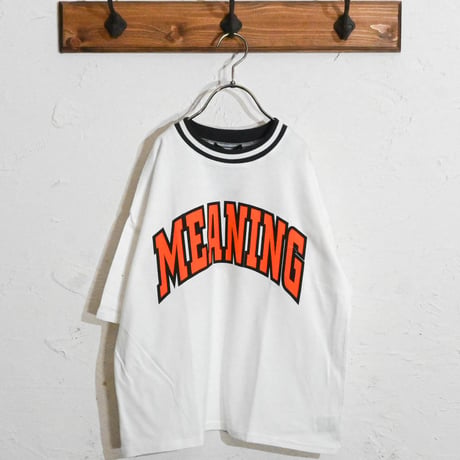 ラインリブ 柄込みTシャツ