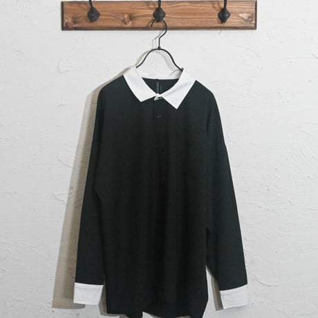 ポリストレッチ クレリックシャツ