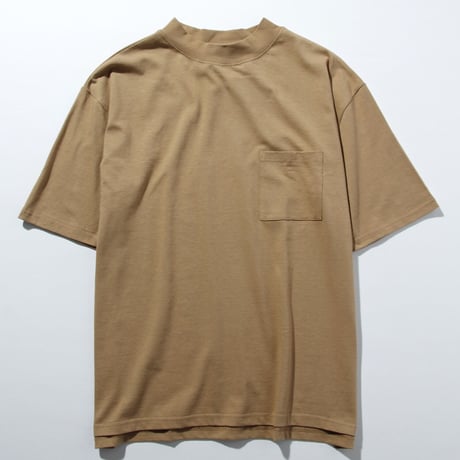 USAコットンモックネックTシャツ