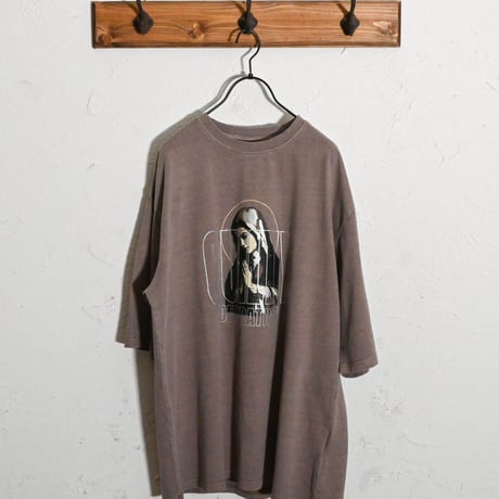 16/天竺 ピグメント プリントTシャツ