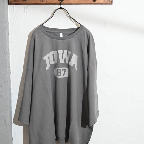 10/-天竺ビッグプリントTシャツ