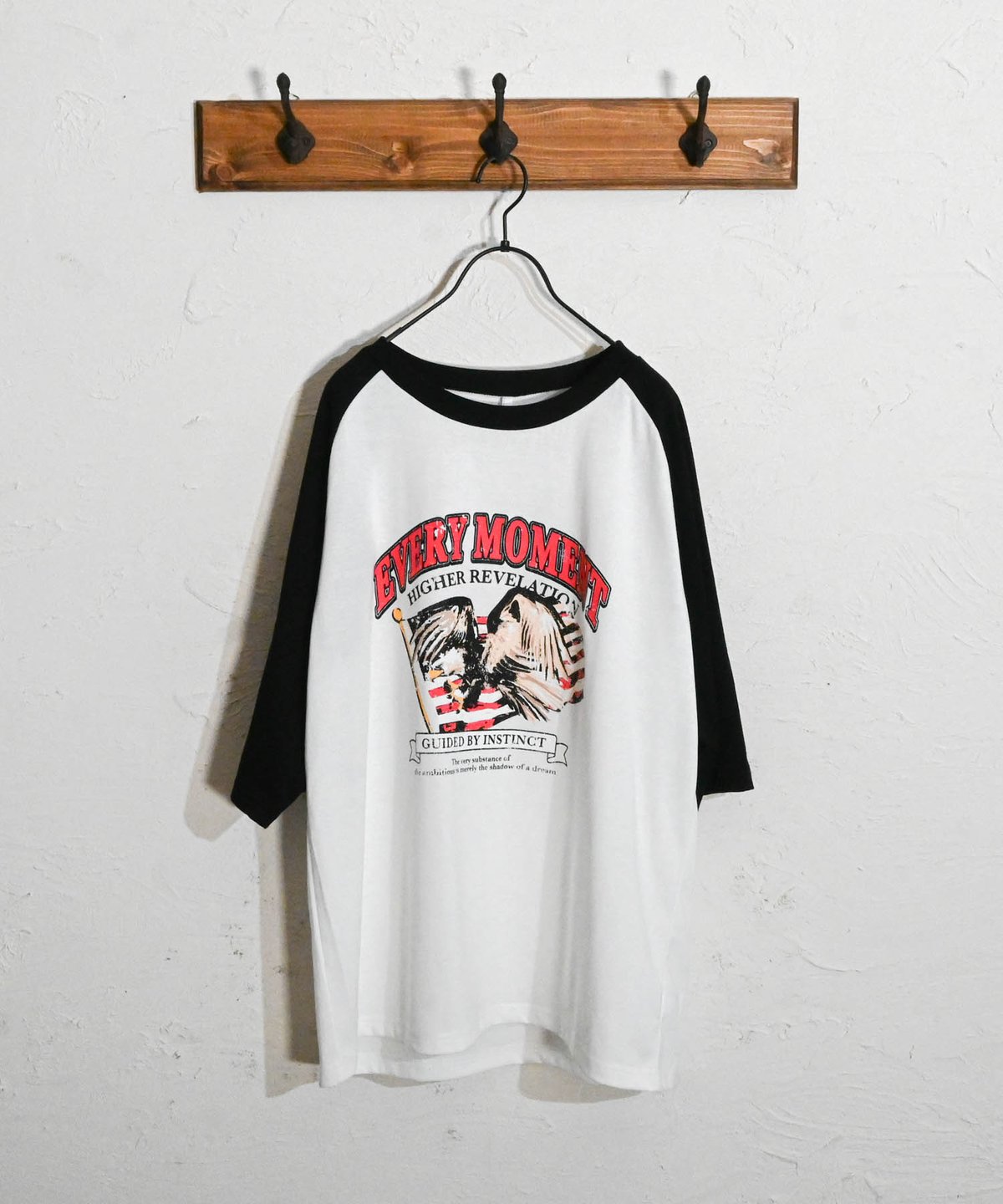ドルガバ　ラグランサイクリングT 16/TC天竺 ラグランTシャツ(イーグル、モーターサイクル