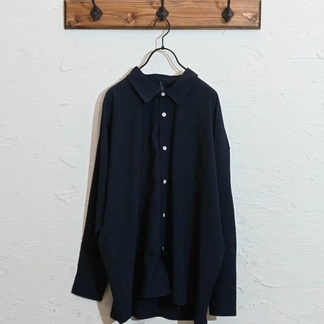 ポリストレッチ ドロップショルダーLSシャツ