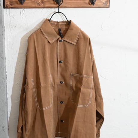 オーバーステッチングシャツ