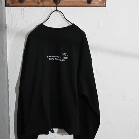 裏毛プリントクルー