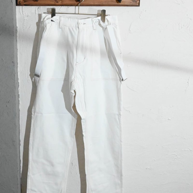 値引き不可。フラットヘッド10ozサスペンダーベイカーパンツMサイズ 10oz デニム サスペンダー ベイカーパンツ FN-DP-002 | THE FLAT