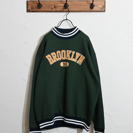 裏起毛ハーフZIPプルパーカー