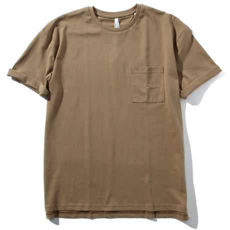 16天竺 ルーズフィットポケットTシャツ