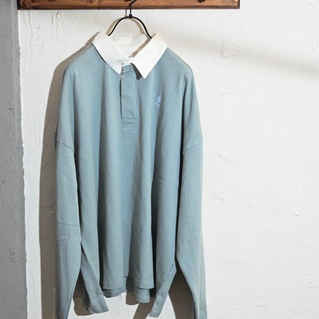 10/-天竺シシュウラガー長袖シャツ