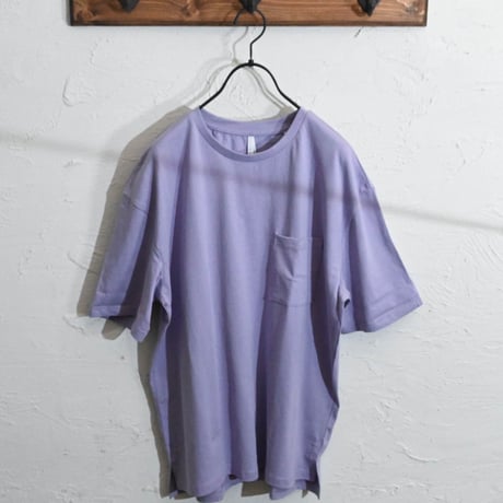 16天竺 ルーズフィットポケットTシャツ
