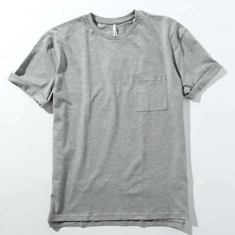 16天竺 ルーズフィットポケットTシャツ