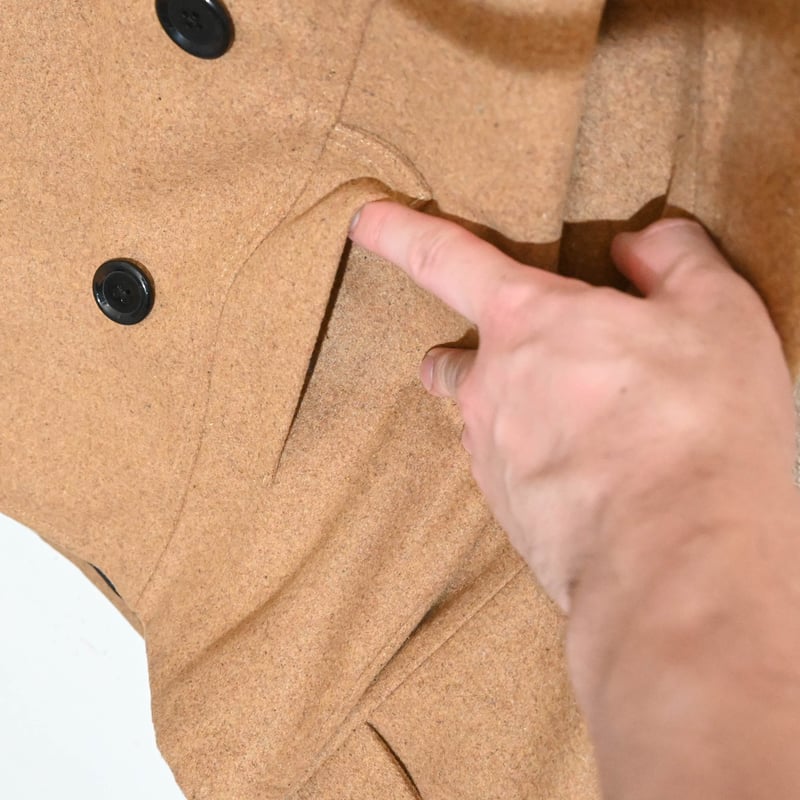 amilige ケープ付きメルトンPコート Amilige | 【 Amilige NEW ARRIVAL 】 ——— new arrival item