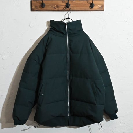 ポリストレッチ ビッグサイズパテッドショートブルゾン