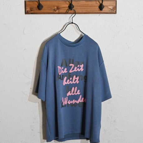 ダンボールニット クルーネック転写プリントTシャツ(独)