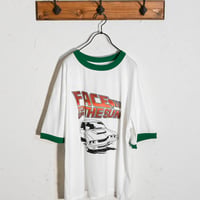 16/TC 天竺カラー杢 リンガーTシャツ