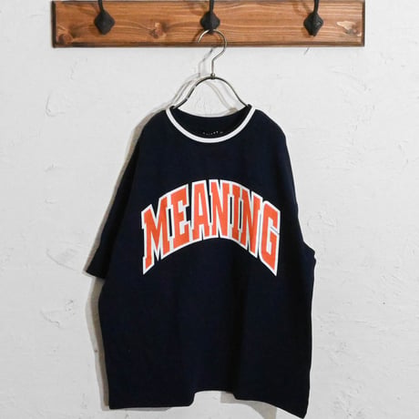 ラインリブ 柄込みTシャツ
