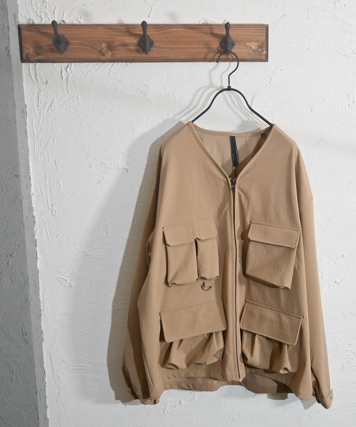 フィッシングポケットノーカラージャケット | Anytime Songs