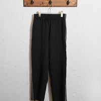 ポリエステル ストレッチ ジャガードラインパンツ