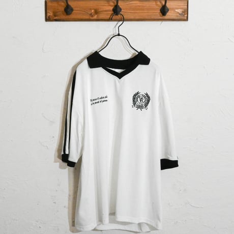 16/TC天竺 ライン入りスキッパーTシャツ