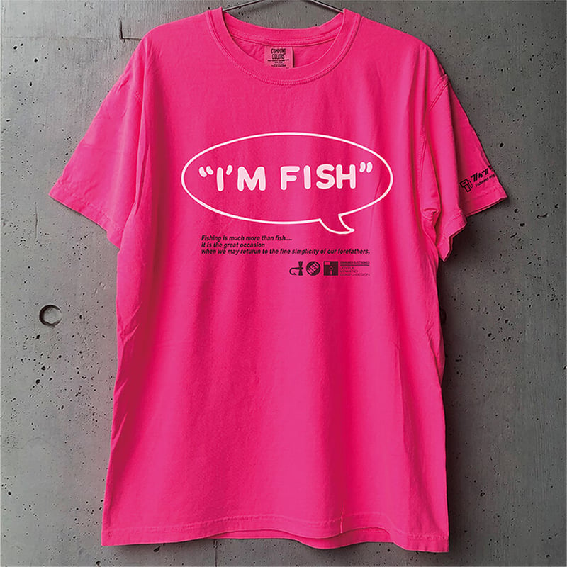 I'M FISH tee(neon pink) | FISHMANS STORE