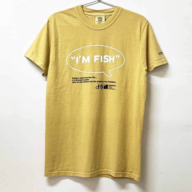 I'M FISH tee(mustard) | FISHMANS STORE