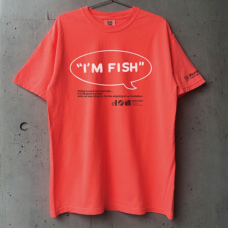 I'M FISH tee(neon orange)