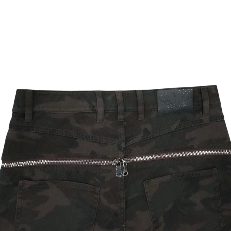 パンツ goar.archive Camo zipper waisted pants M GOAR】ZIPPER WAIST PANTS CAMO | AURUM