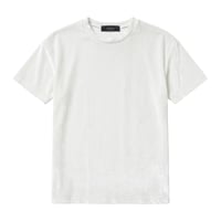 【P.O.S】VELVET TEE WHITE