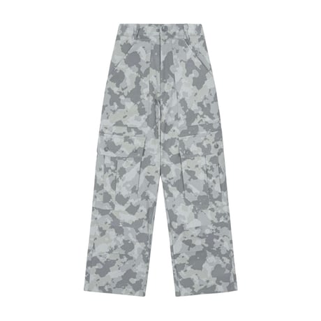 【HONO REPORT】BIG POCKET CARGO PANTS SNOW CAMO