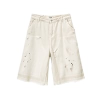 【CORD.】PAINTED WASHED BERMUDA PANTS IVORY