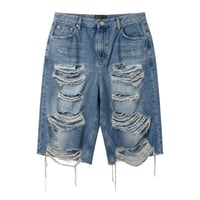 【P.O.S】DESTROY JORTS INDIGO