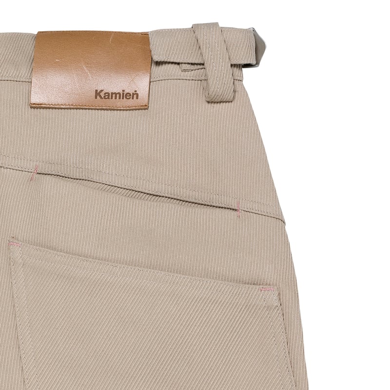 KAMIEN】TITAN BAGGY PANTS BEIGE | AURUM