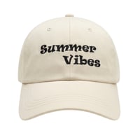 【P.O.S】EMBROIDERY CAP IVORY