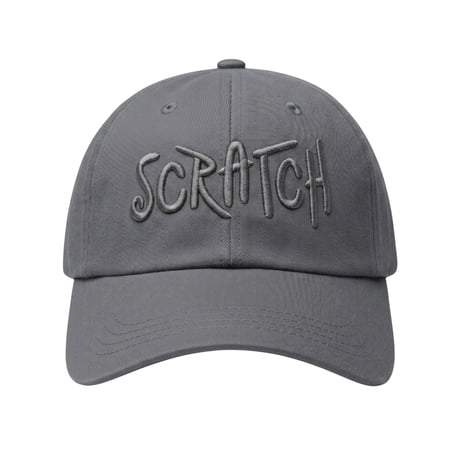 【P.O.S】EMBROIDERY CAP CHACOAL