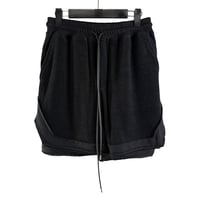 【NAPE_】LINEN PILE BKSP BLACK