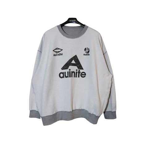 【AUI NITE】STRICKER REVERSIBLE SWEAT GRAY