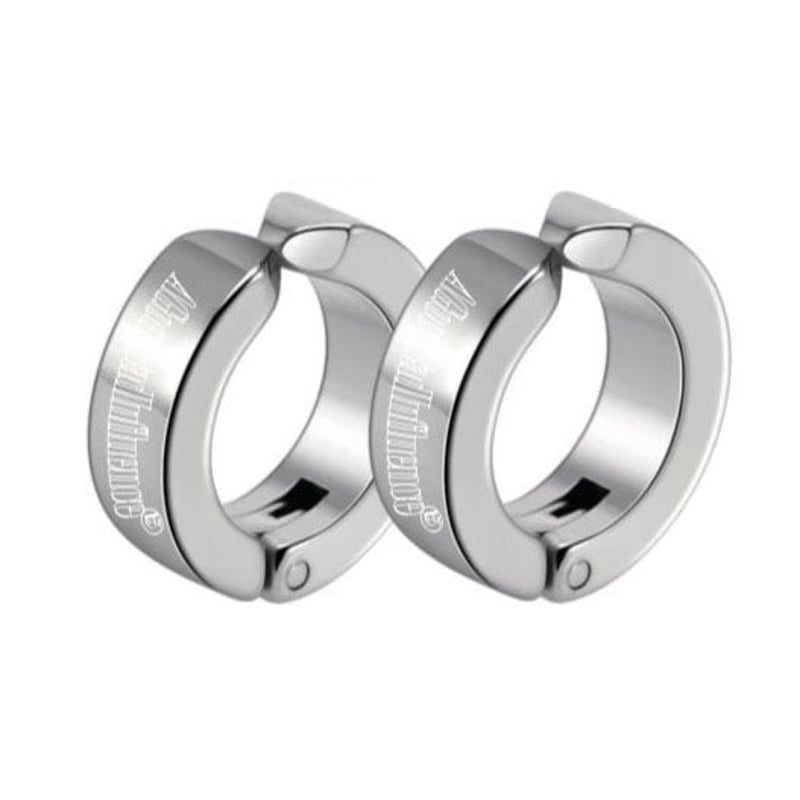 A GOOD BAD INFLUENCE】AGBI LOGO EARRING SILVER A GOOD BAD INFLUENCE】AGBI LOGO EARRING SILVER