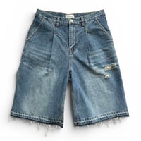 【HONO REPORT】VINTAGE DENIM BERMUDA PANTS BLUE