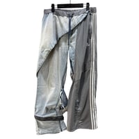 GOAR】ZIPPER WAIST PANTS CROC BLACK | AURUM