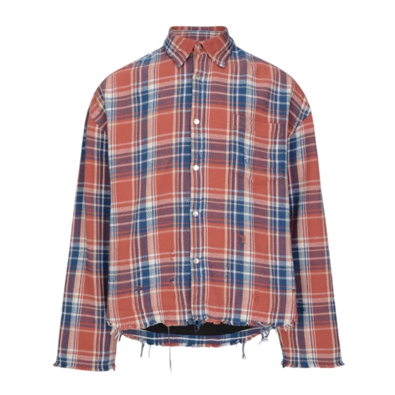 トップス Side Service FLANNEL SHIRT JAKCET SIDE SERVICE】JAPANESE FLANNEL SHIRT JAKCET PIN