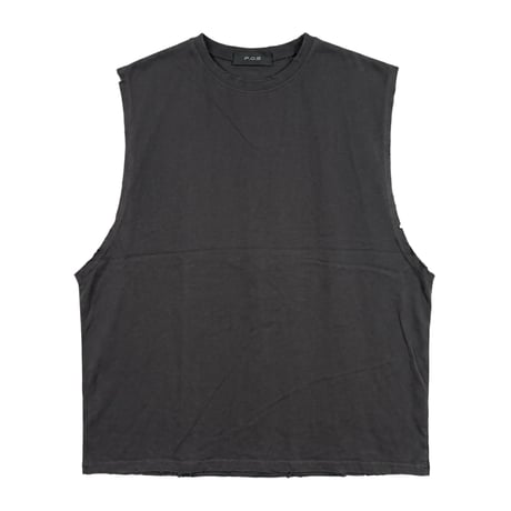 【P.O.S】DAMAGED NOSLEEVE CHACOAL